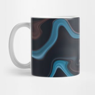 Abstract Dark Waves II Mug